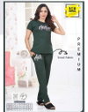 Vol At 0176 Tencil Plain Hosiery Cotton Summer Special Night Suit Wholesale Shop In Surat
